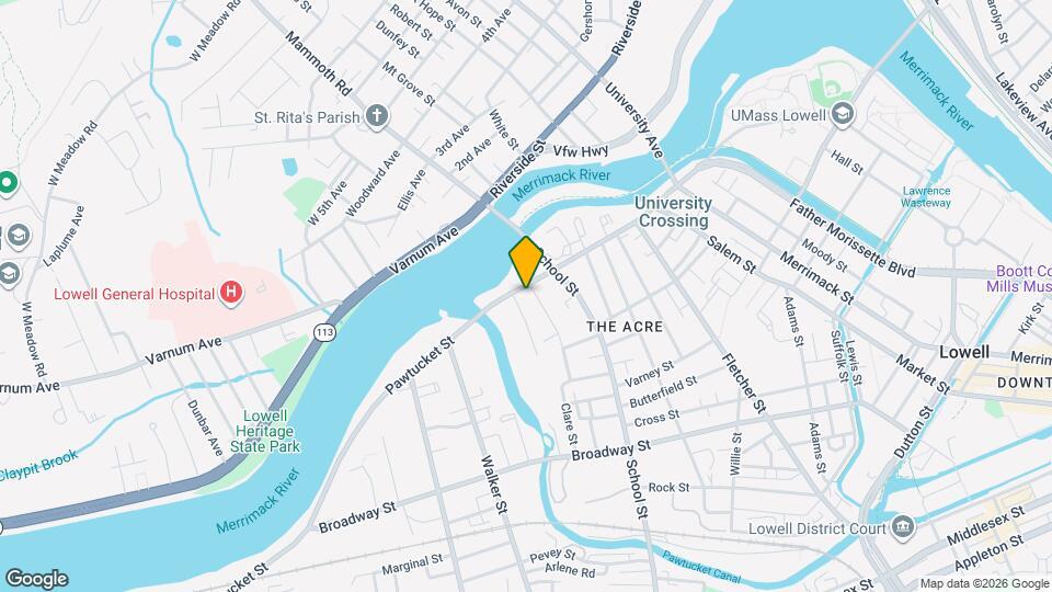 406 Pawtucket St Map and Location Details