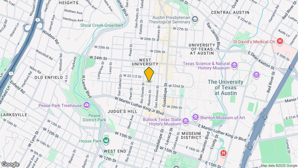 2206 Nueces St-Unit -#209 Map and Location Details