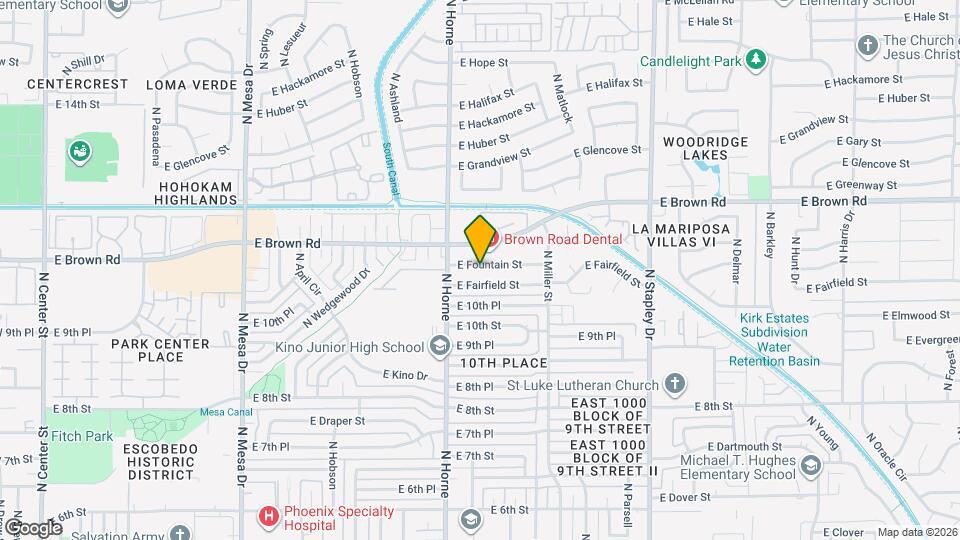 841 E Fountain St Map and Location Details