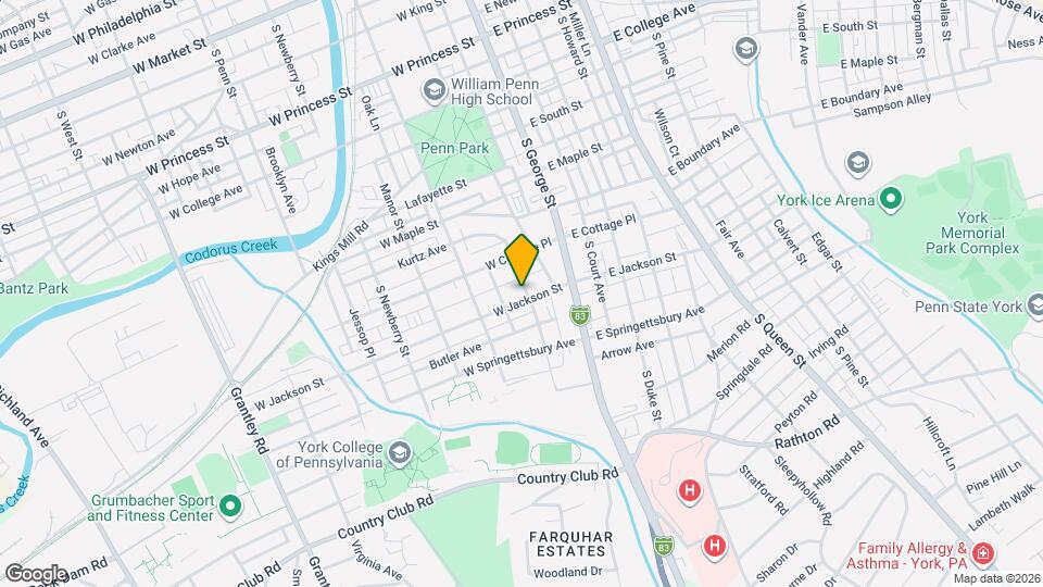 105 W Jackson St Map and Location Details