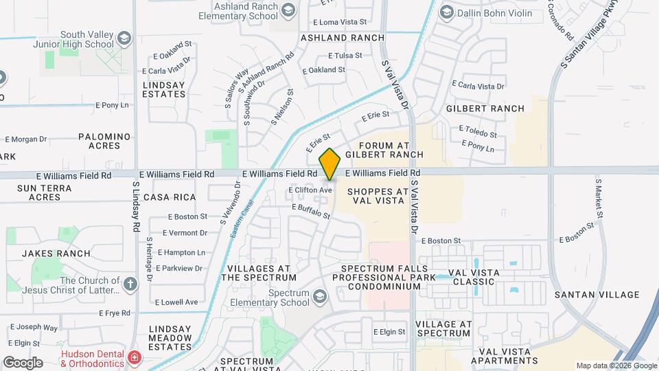 1356 E Clifton Ave Map and Location Details