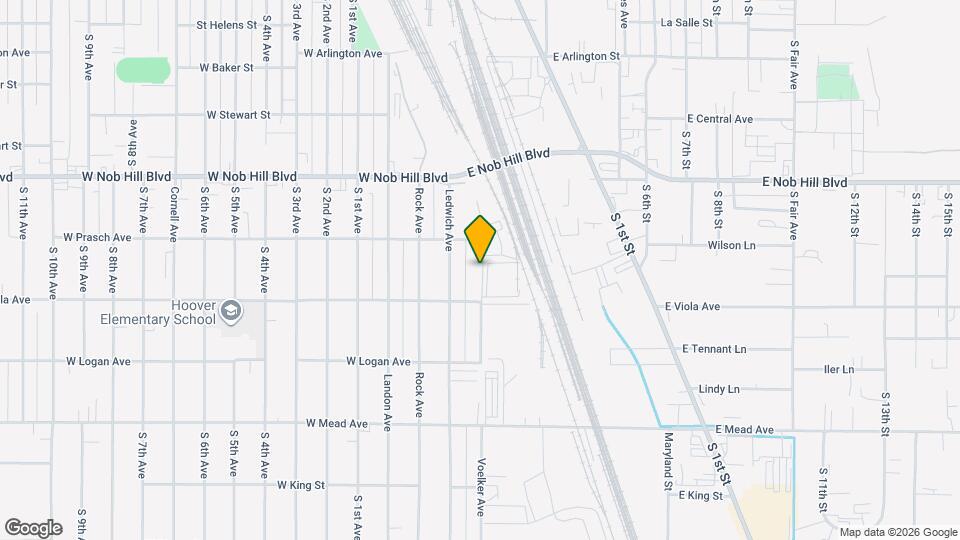 1206 S Voelker Ave Map and Location Details
