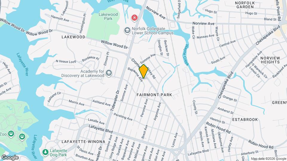 3520 Bapaume Ave Map and Location Details