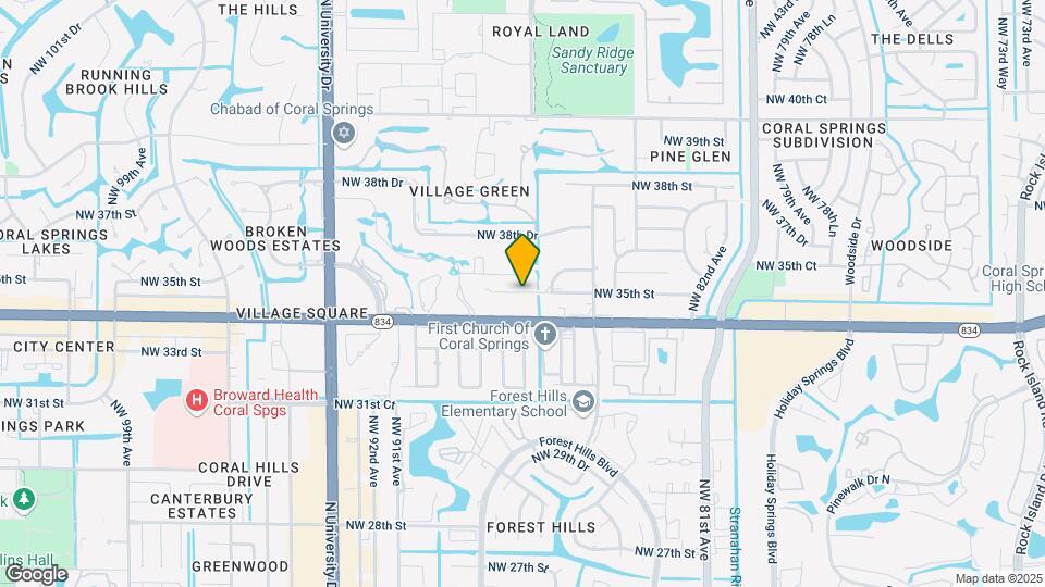 8799 NW 35th St Map and Location Details