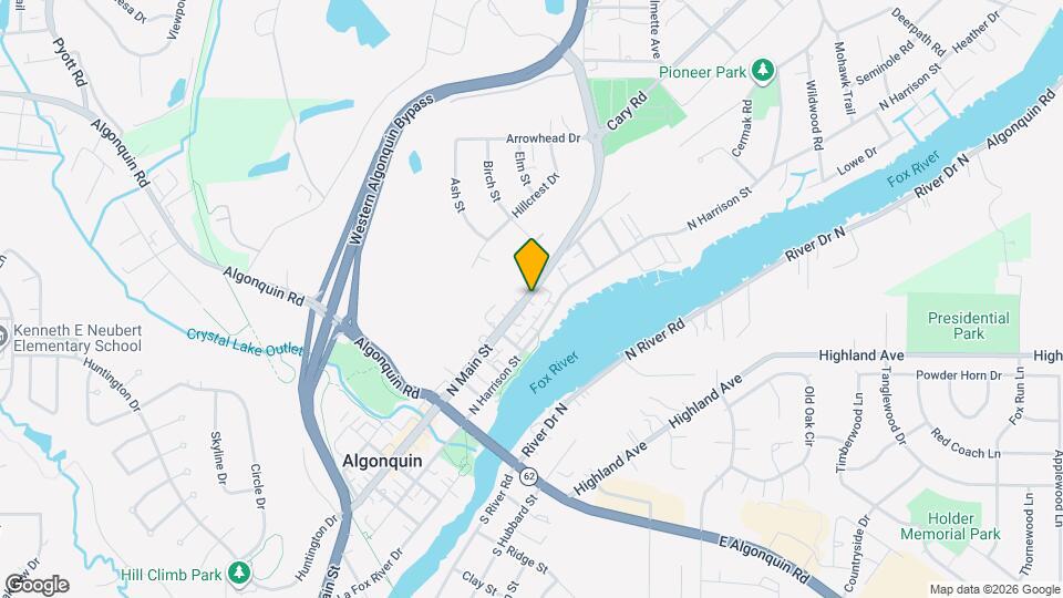 417 N Main St Map and Location Details