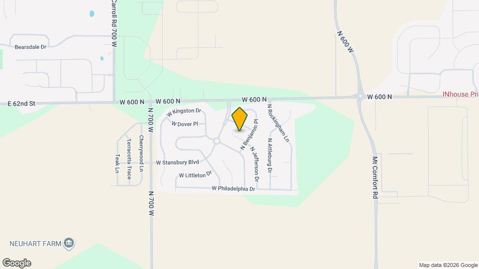 6614 W Jefferson Ct Map and Location Details