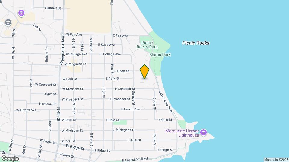 406 E Park St Map and Location Details