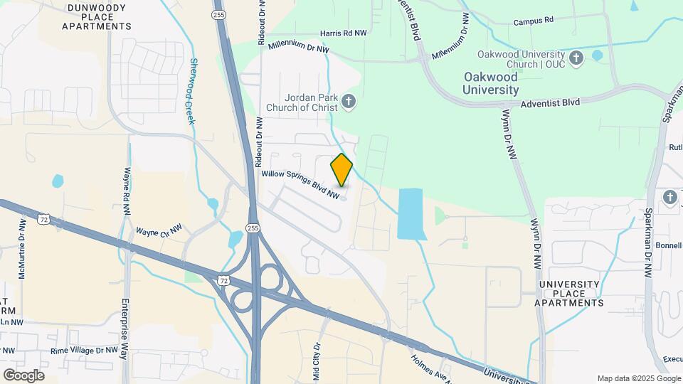 6512 Willow Springs Blvd NW Map and Location Details