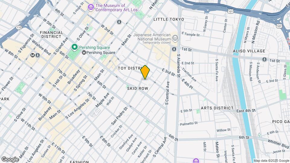 420 S San Pedro St Mapa y Detalles de la Ubicación