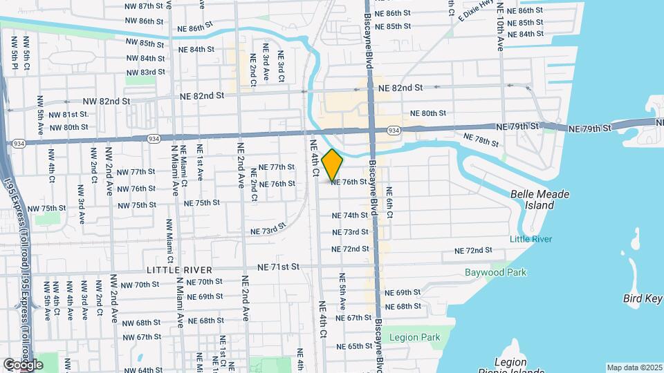 460 NE 76th St Map and Location Details