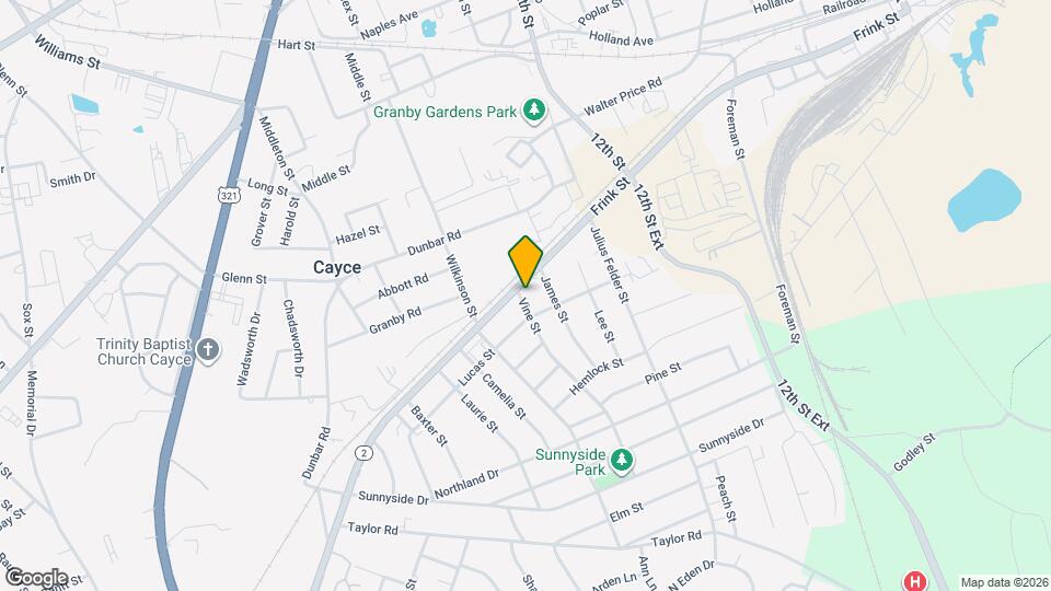 2201 Vine St Map and Location Details