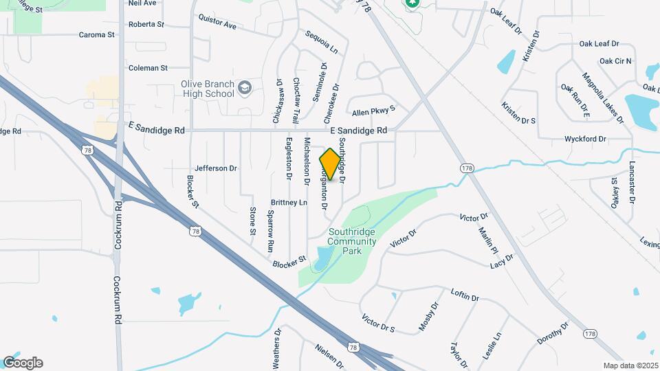 5828 Morganton Dr Map and Location Details