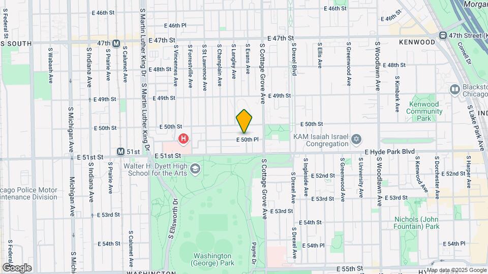 714-718 E 50th Pl Mapa y Detalles de la Ubicación