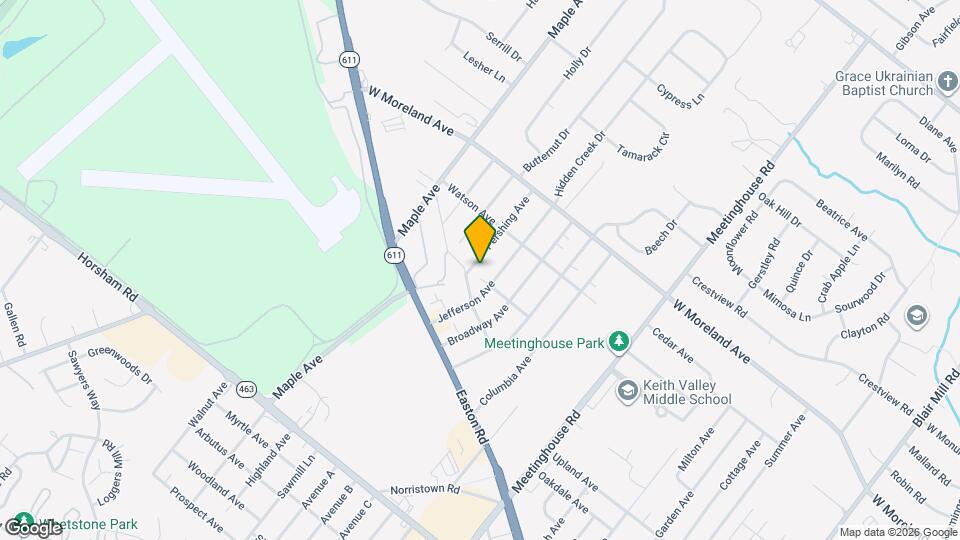 225 Pershing Ave Map and Location Details