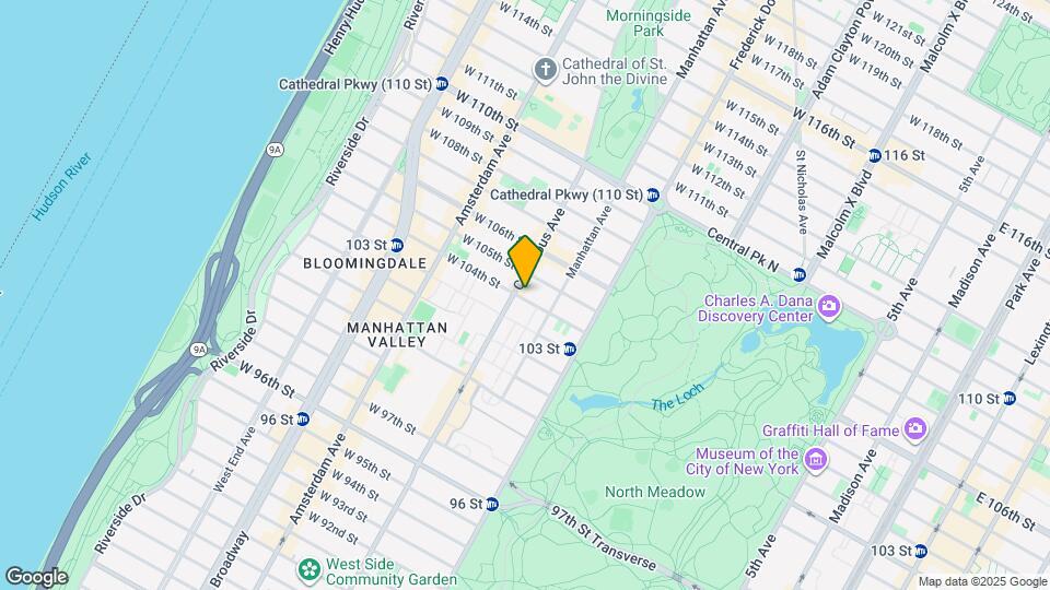 77 W 104th St-Unit -12A Mapa y Detalles de la Ubicación