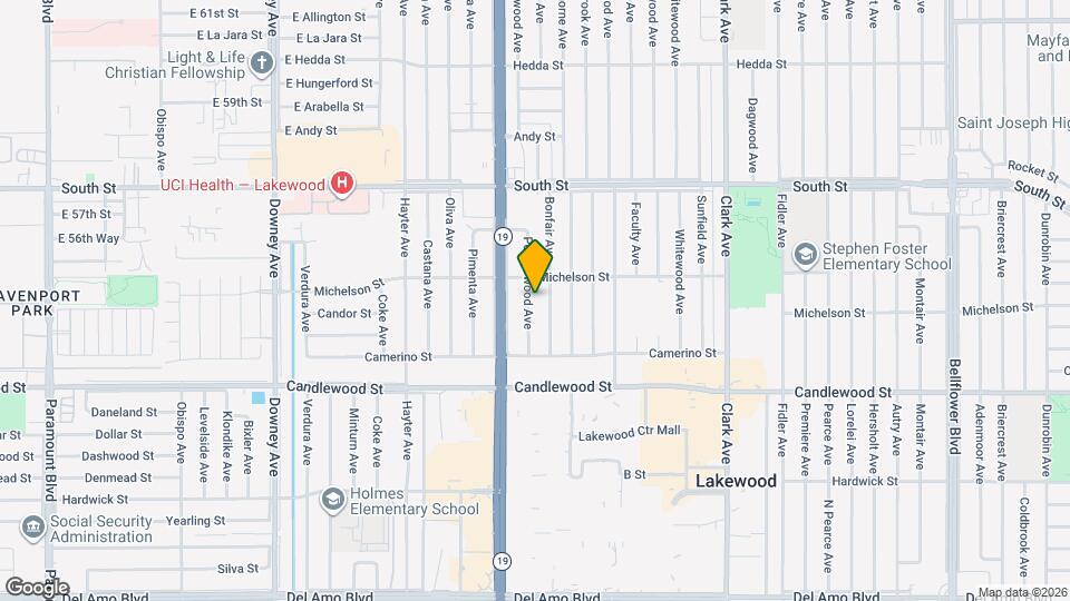 5516 Pepperwood Ave Map and Location Details