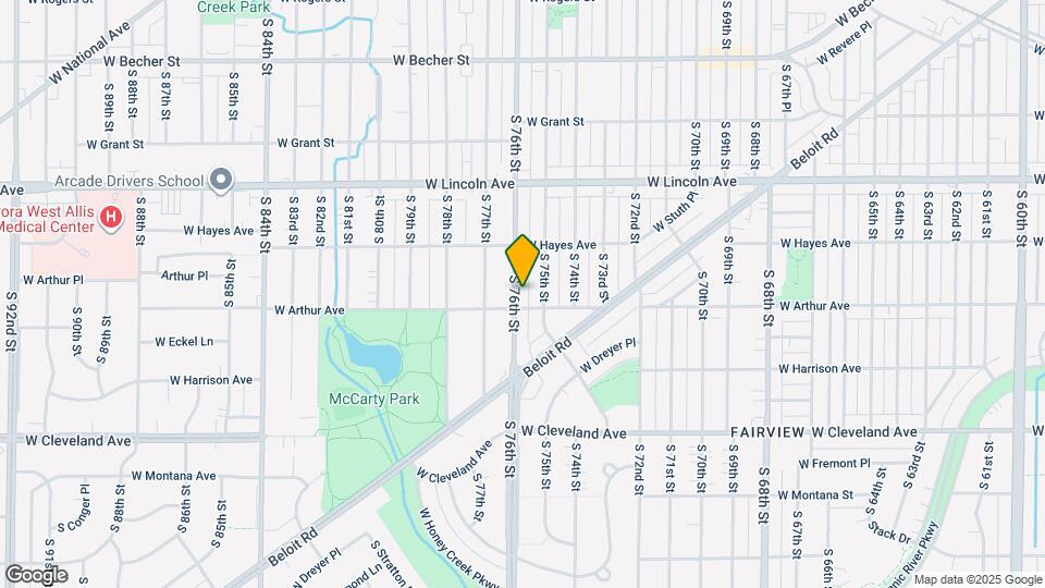 2464-2466 S 76th St Map and Location Details