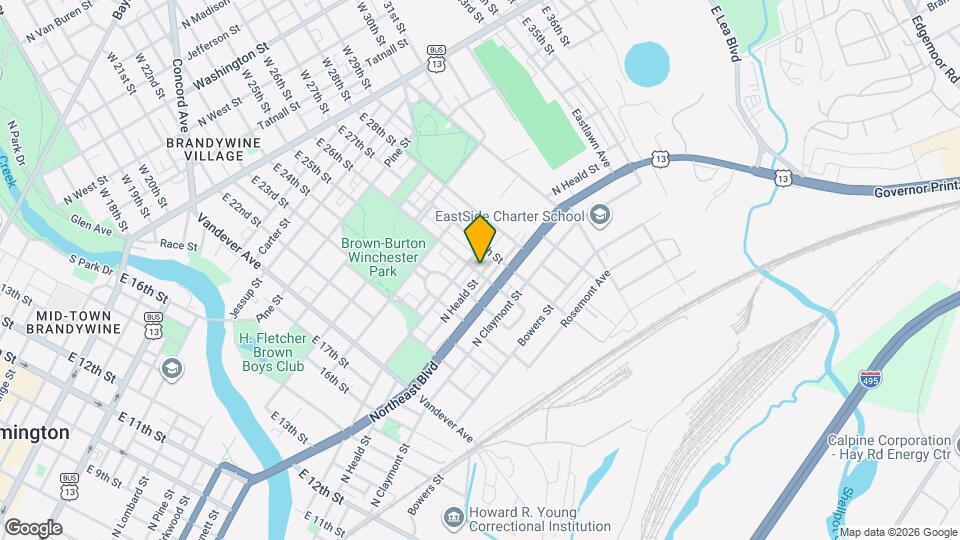 2601 N Heald St Mapa y Detalles de la Ubicación