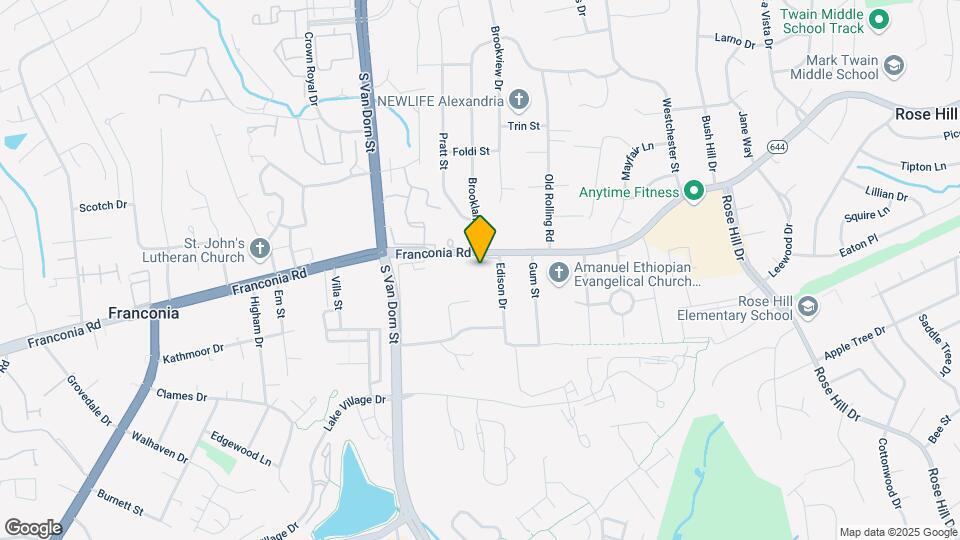 5615 Franconia Rd, Unit 104 Map and Location Details