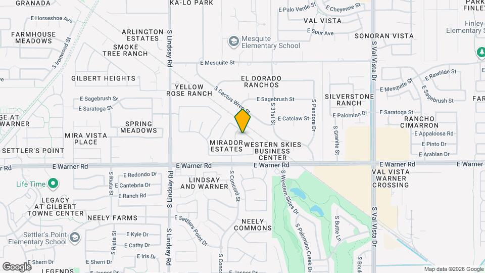 1087 E Appaloosa Rd Mapa y Detalles de la Ubicación