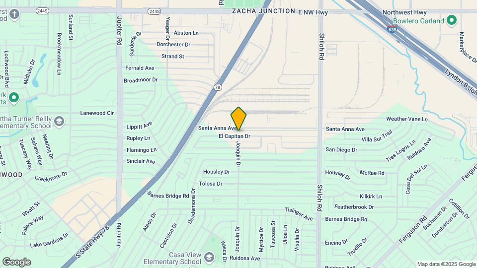 2225 El Capitan Dr Map and Location Details