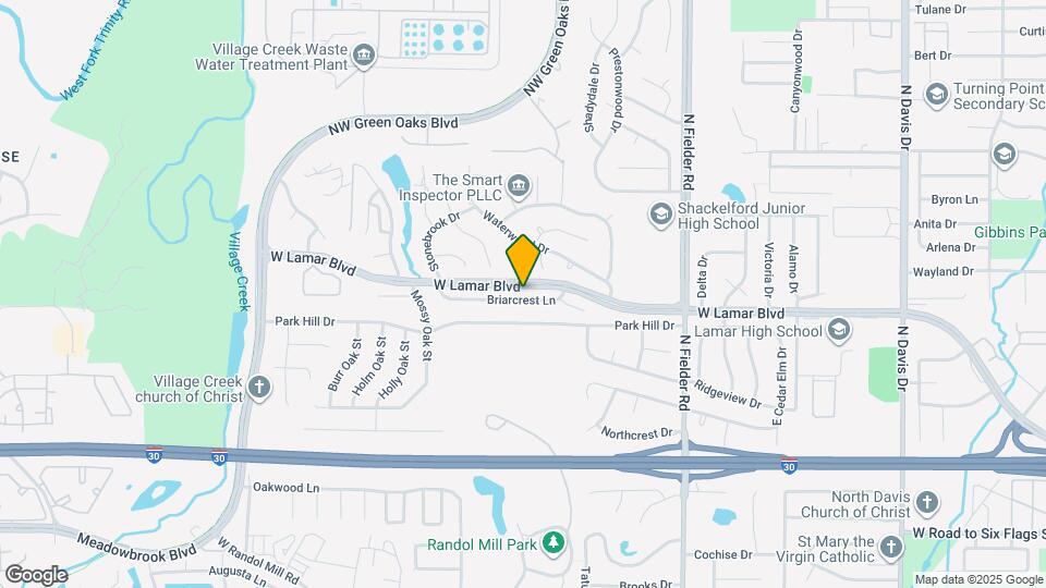 1811 Briarcrest Ln Map and Location Details