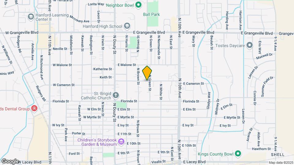 1130 N Green St Map and Location Details