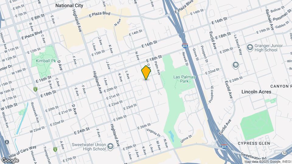 2016 N Ave Map and Location Details