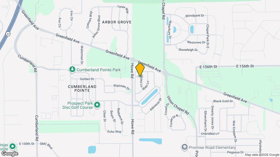 15515 Sibley Ln Mapa y Detalles de la Ubicación