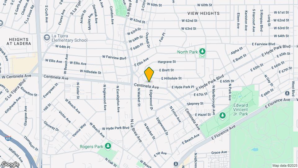 906 Centinela Ave Mapa y Detalles de la Ubicación