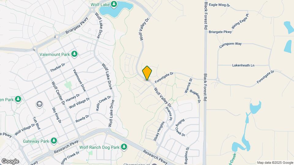 9426 Wolf Valley Dr. Map and Location Details