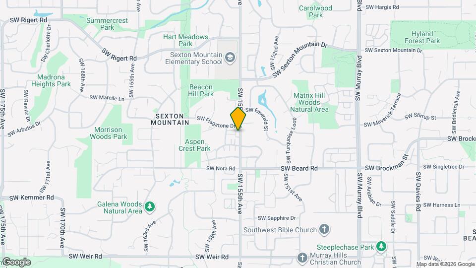 15533 SW Black Quartz St Mapa y Detalles de la Ubicación