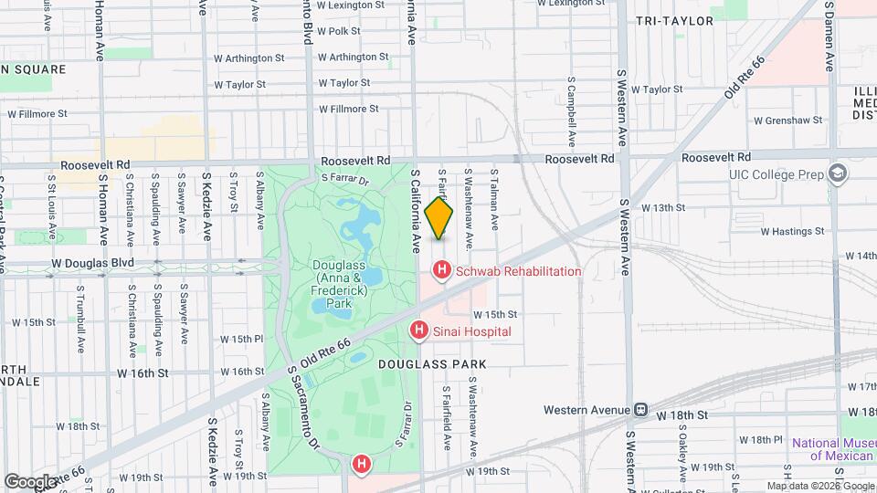 1348 S Fairfield Ave Map and Location Details