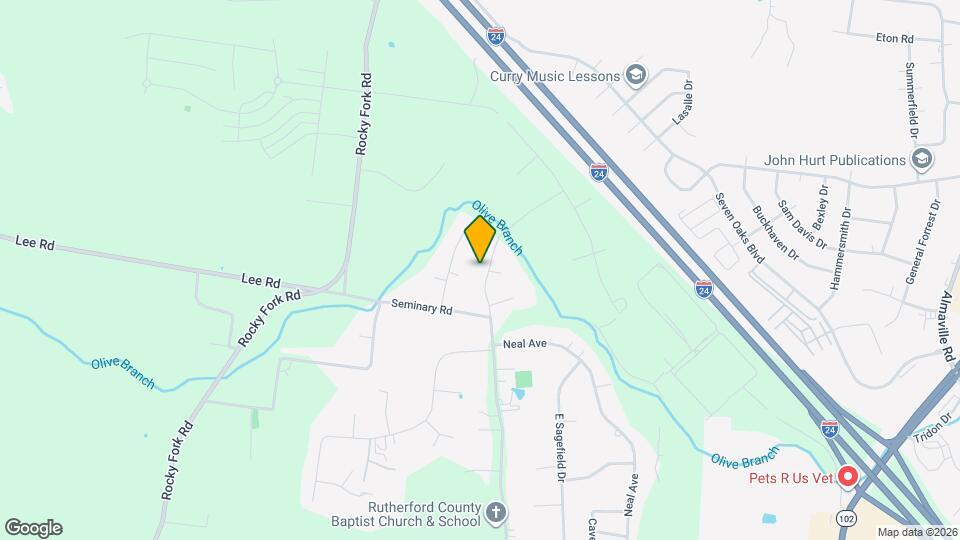 109 Rosswood Dr Mapa y Detalles de la Ubicación