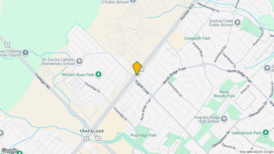 1005 Dundas St E Map and Location Details