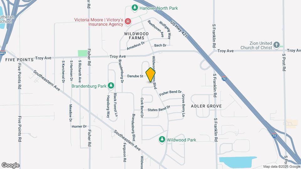 3212 Cork Bend Dr Map and Location Details