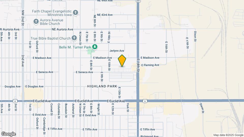1216 E Seneca Ave Map and Location Details