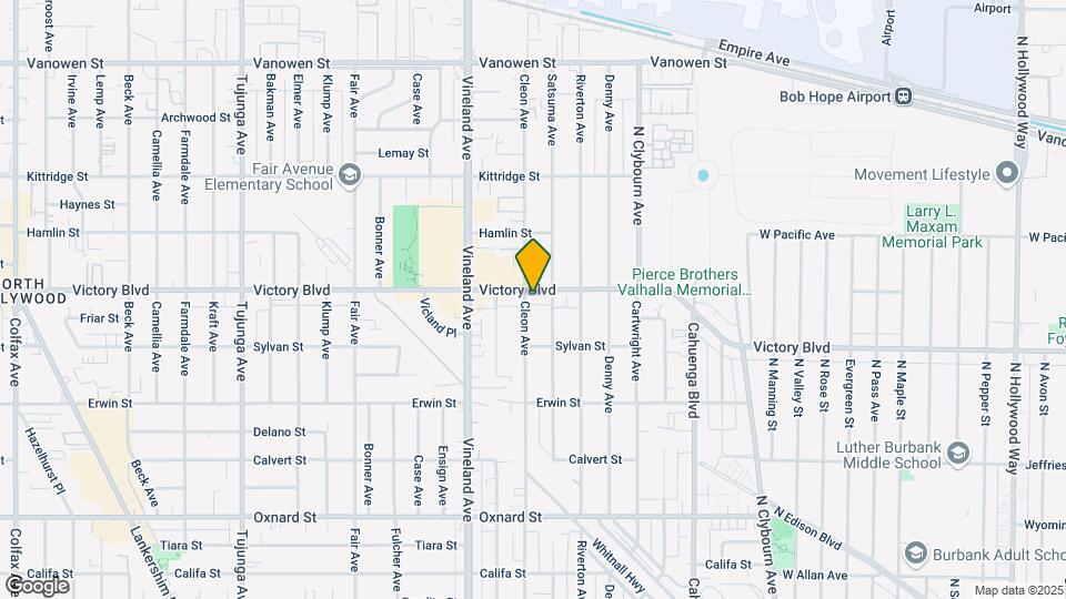 Victory Blvd Apartments Map and Location Details