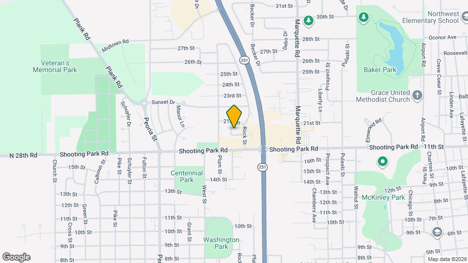 1321 Maple Dr Map and Location Details