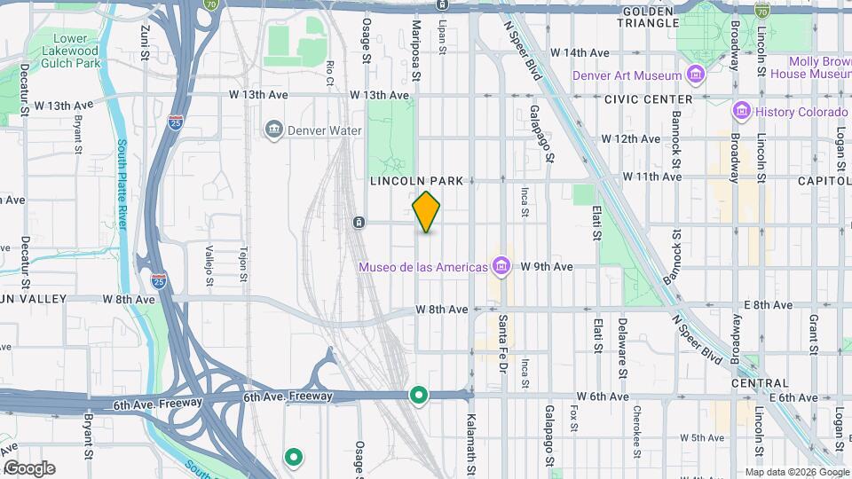 948 Mariposa St Mapa y Detalles de la Ubicación