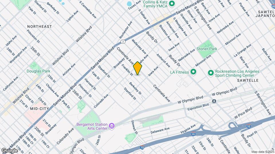 1633 Franklin St Map and Location Details