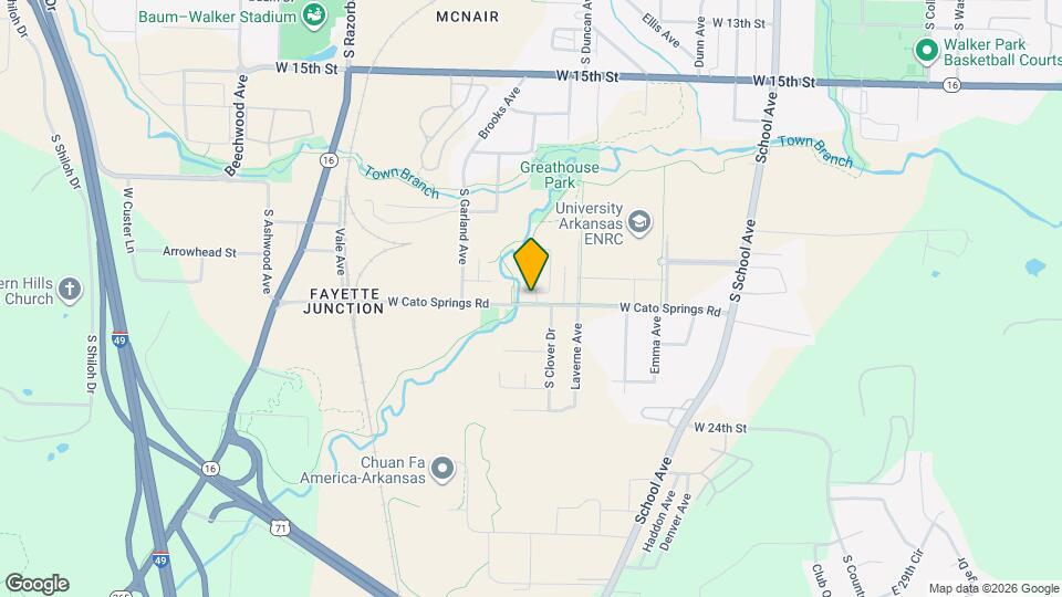 890 W Cato Springs Rd Map and Location Details