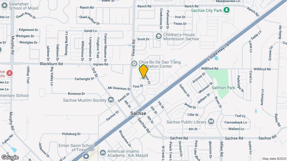 6418 Sachse St Map and Location Details