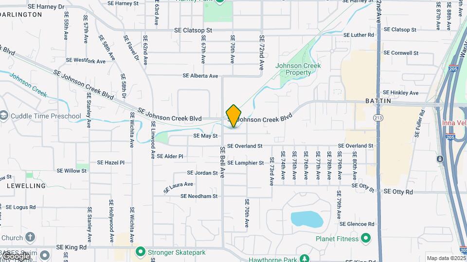 6841 SE Brehaut St Map and Location Details
