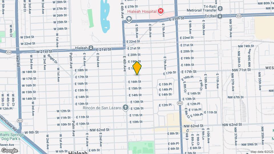 1680 E 5th Ave Map and Location Details