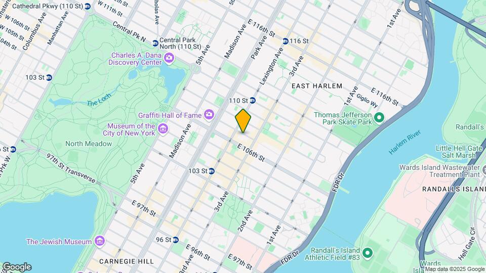 162 E 107th St Map and Location Details