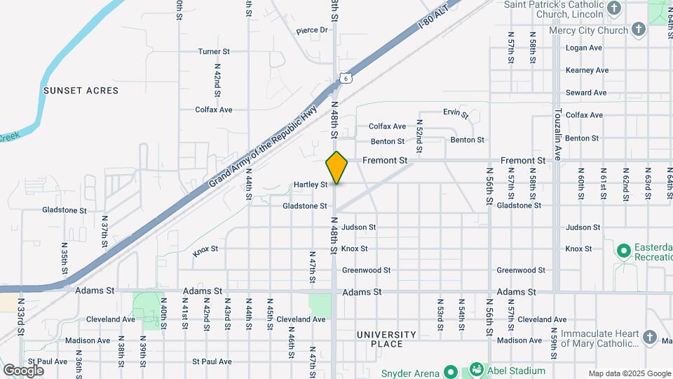 3446 N 48th St Map and Location Details