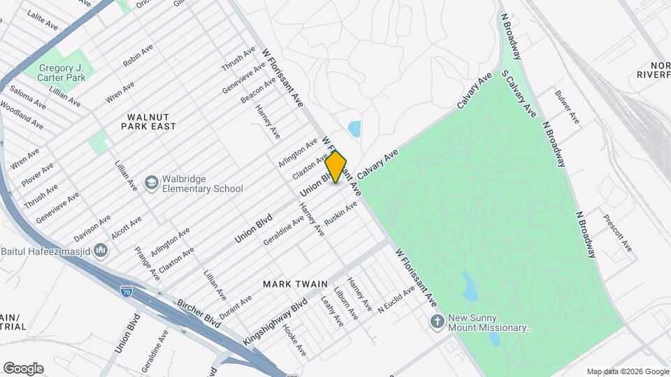 5457 Geraldine Ave Mapa y Detalles de la Ubicación