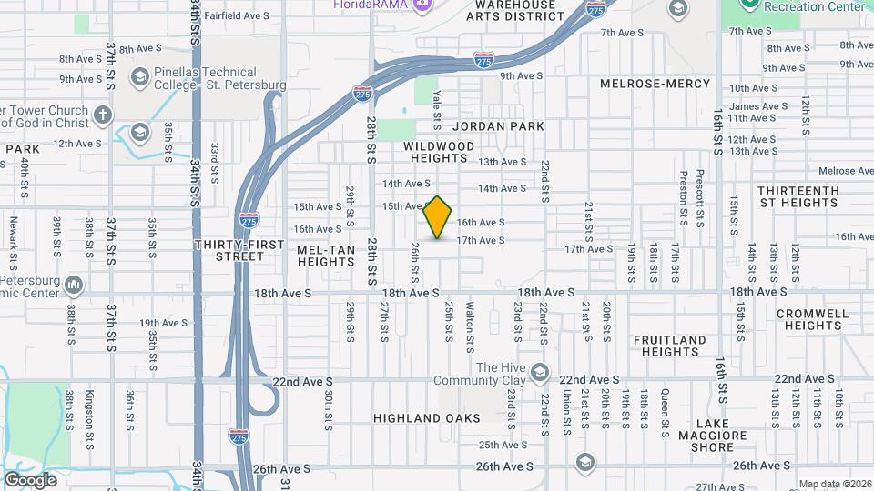 2550 17th Ave S Mapa y Detalles de la Ubicación