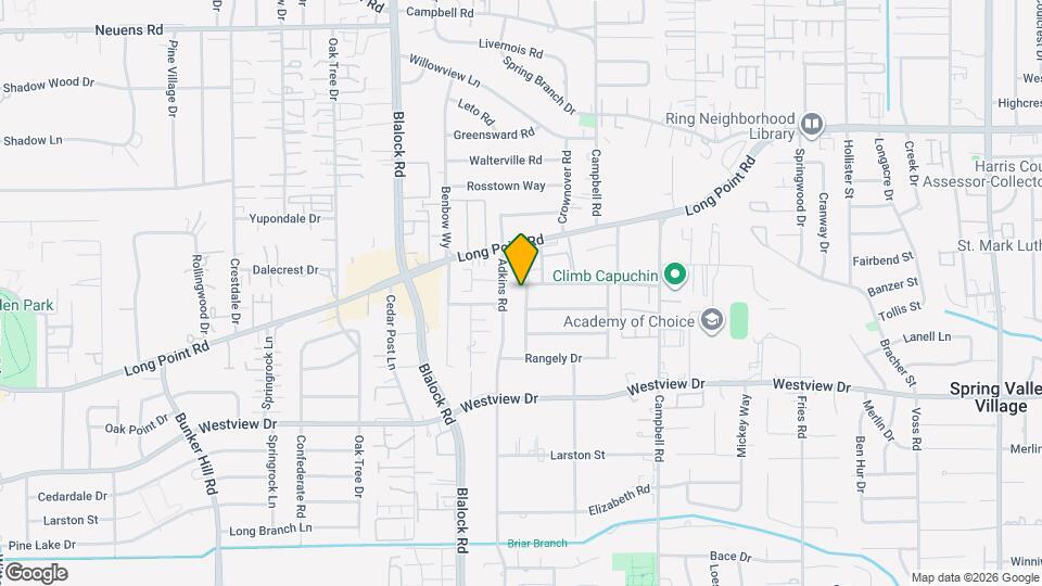 1505 Durango Dr Map and Location Details